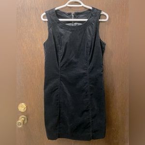 Esprit vintage black mini velvet dress (S-M)